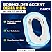 Five Oceans FO4433-M4 Blue LED Rod Holder Accent Bezel Ring, Fits All and Most Standard Rod Holders, Made of Grade Marine Durable Materials, 12 Volts, 4-Pack FO-4433-M4