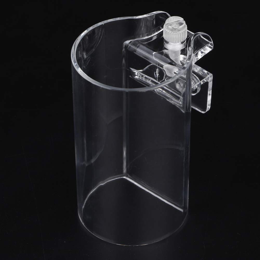 Transparent Acrylic Aquarium Fish Tank Station Floating Food Feeding Accessories