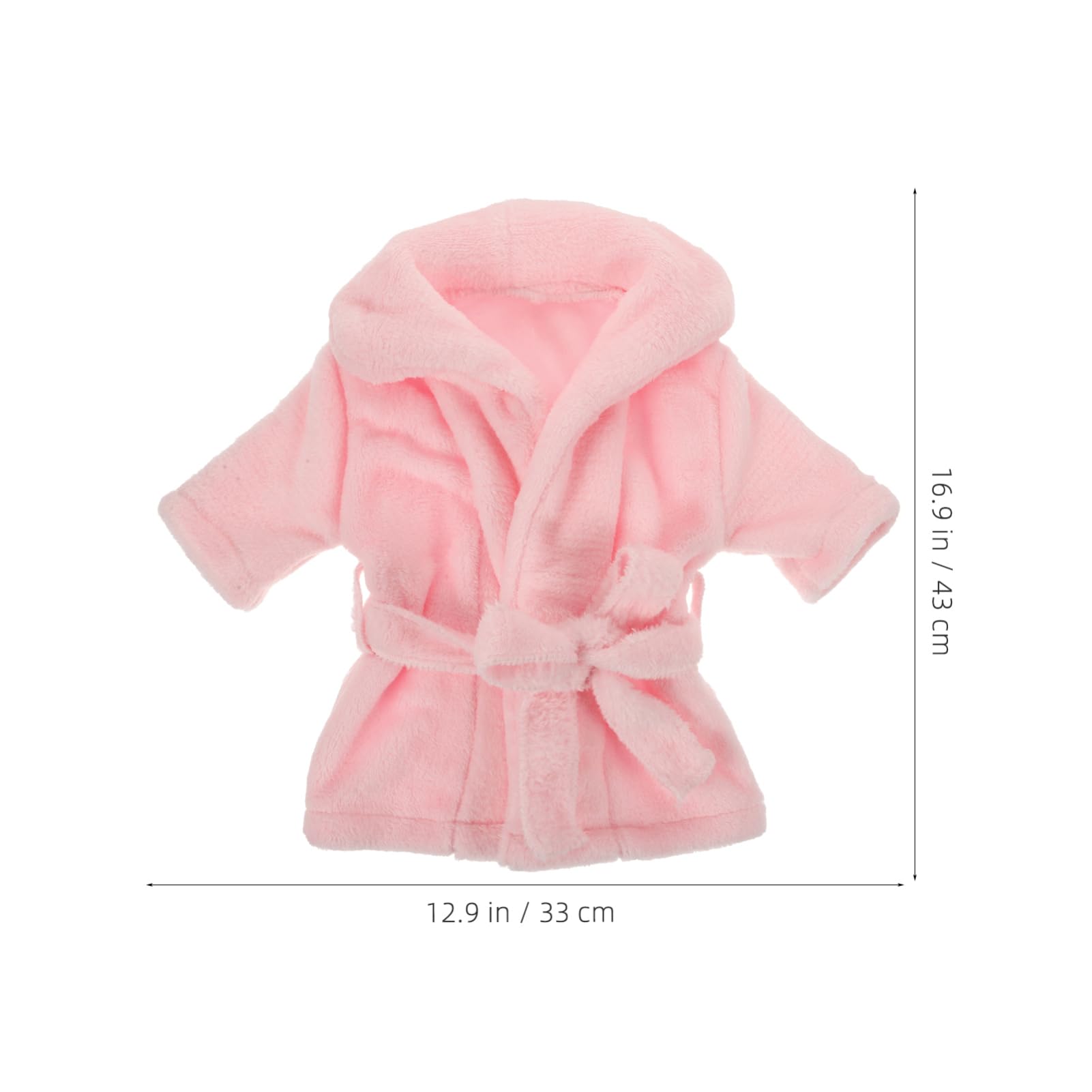 LIFKOME 1ensemble Set De Photographie Né Robe De Bain Fleece Douce Avec Serviette Et Accessoires Pour Fille Pour Séances Photo Et Utilisation