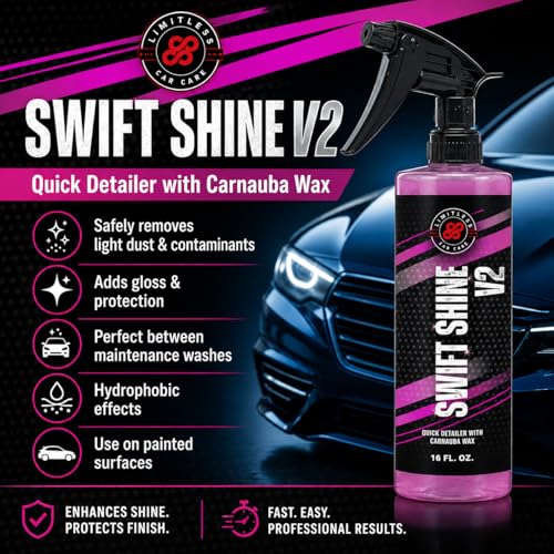 Limitless Car Care Swift Shine V2 Detallador Rápido 16oz miniatura 2