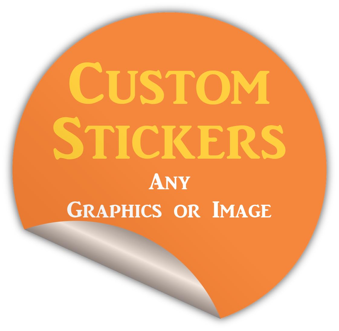 (x175 Pack) Create Custom Labels | Regular & Reflective Vinyl | UV Laminated Labels | for Cars, Glass, Metal, Papers, Plastic, or Any Smooth Surface | Different Shapes & qtys