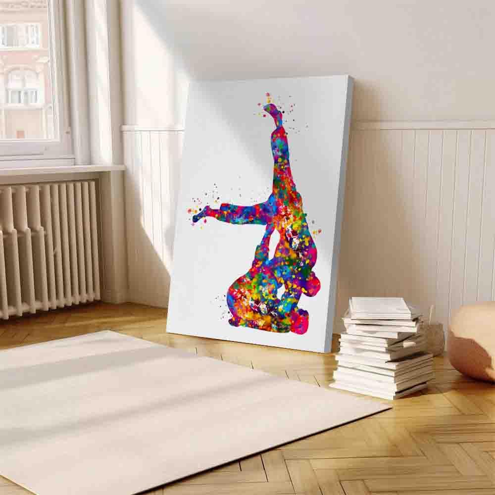 Amazon.com: Rwoodart Canvas Wall Art For Office,Brazilian Jiu