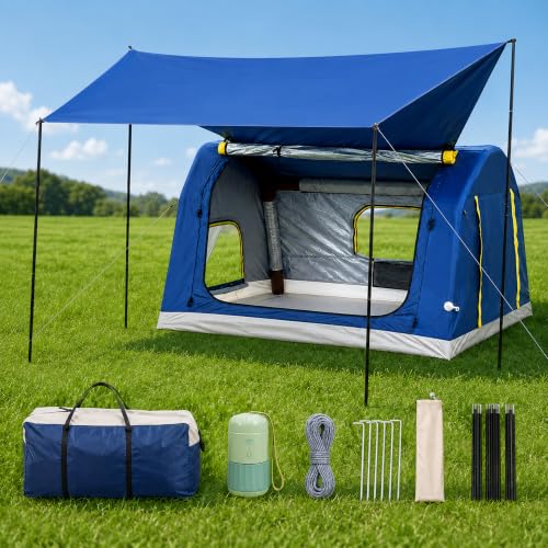 2-4 Person Inflatable Tent with Awning
