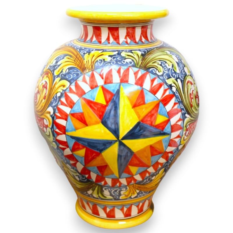 Vase bol Caltagirone multicolore pour illuminer votre salon d'été
