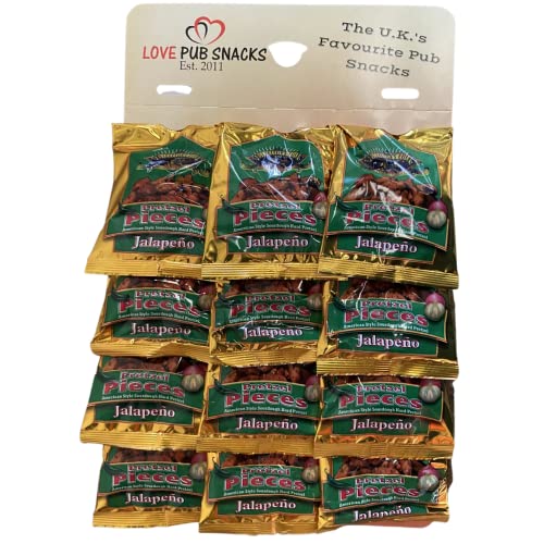 Love Pub Snacks Pretzel Pieces Jalapeno Flavour - Pub Card 12x50g