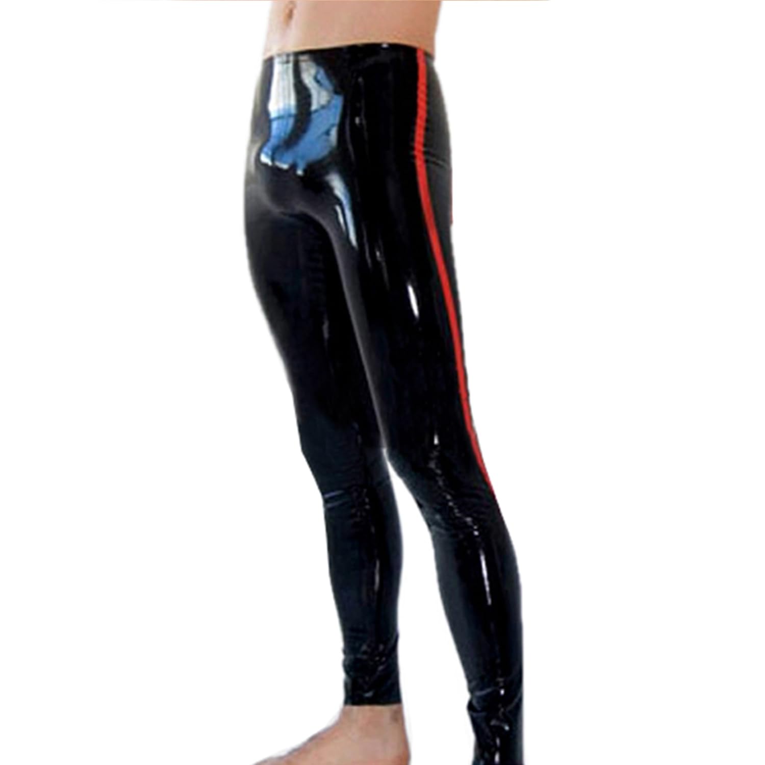 Mode Leggings Latex pour Hommes,Caoutchouc Naturel Fait Main Pantalon Latex,Convient aux Vêtements Bar Discothèque