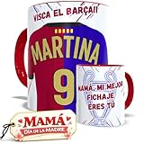El Detallito & Tú Taza Barcelona Personalizada Nombre Número Y Dedicatoria Regalo Futbol Original Niños Cumpleaños Dia Del Padre Madre Tazas Desayuno Personalizadas Equipos Apta Microondas