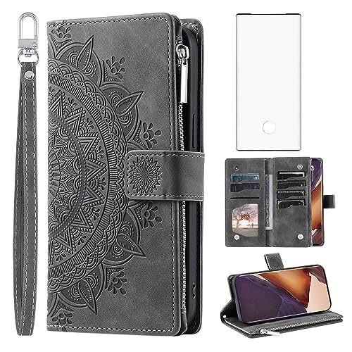 Étui Portefeuille Note 20 Ultra Housse Mandala aux Finitions Premium