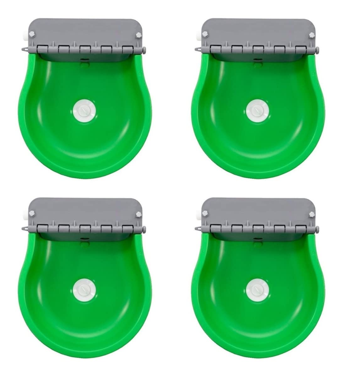 Bebedouro Automático Com Boia 4 Lt Verde Cães Ovelha Cabras Kit 4 Unidades