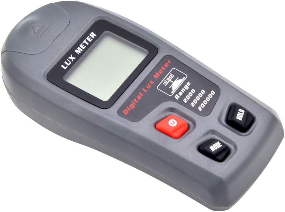 QWERTOUR Digital Luxmeter 0~200000 Lux LCD Display Light Meter Environmental Testing Illuminometer Sensor Large Photometer