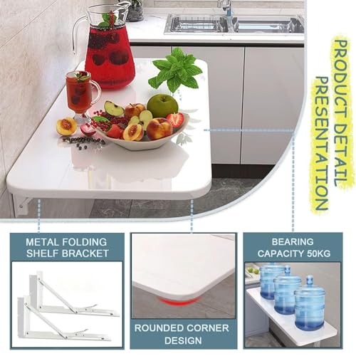 Table suspendue rabattable : la solution gain de place studio - 6