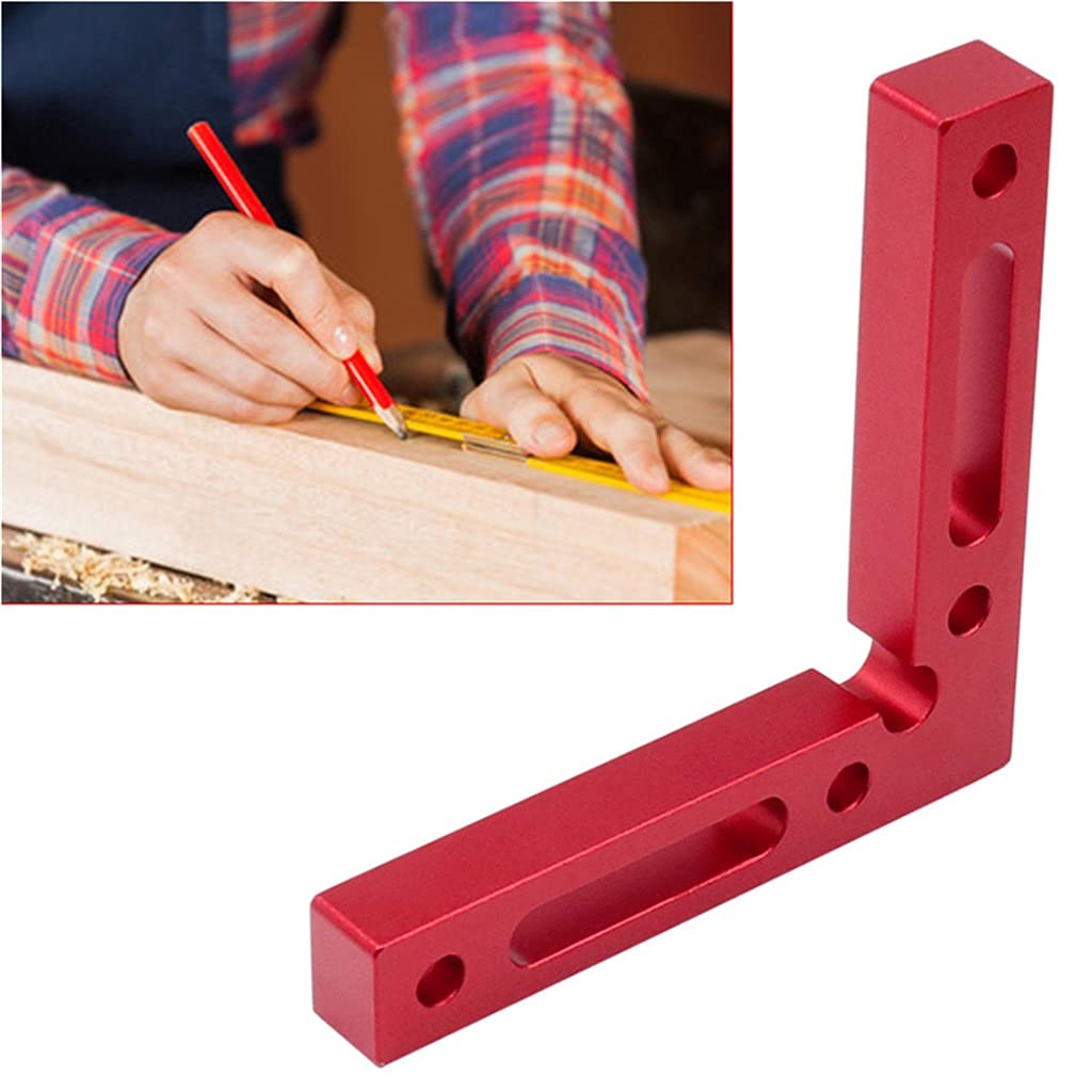 Przyrząd pomocniczy w kształcie litery L 90 stopni 120 x 120 mm kwadratowy kątomierz kątomierz odporny na korozję klips stolarz narzędzia do obróbki drewna