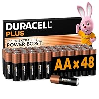 Duracell Plus AA Batterien (48er-Pack) Alkali 1,5 V Hochleistungsbatterien Batterie Bis Zu 150% Längere Lebensdauer Mit Power Boost Active Zuverlässigkeit für Alltagsgeräte Lagerung Bis Zu 10 Jahre – Ansicht 1