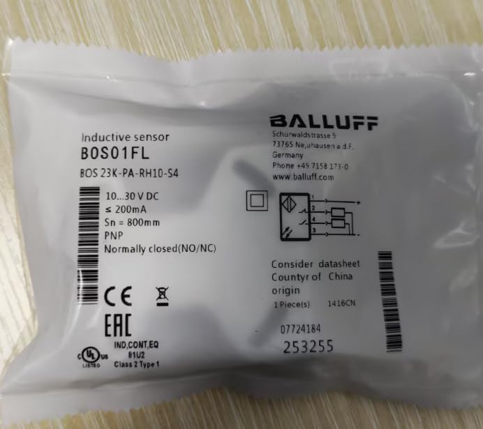 Compatible for BALLUFF photoelectric Switch BOS01FL BOS 23K-PA-RH10-S4 ， BES01LJ BES 516-377-EO-C-PU-03 (BOS01FL BOS 23K-PA-RH10-S4)