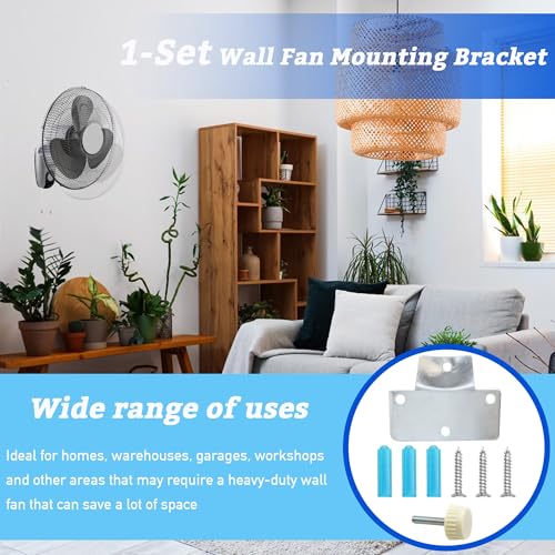 LUTQ Suporte de montagem para ventilador de parede, suporte de ventilador de parede resistente, supo