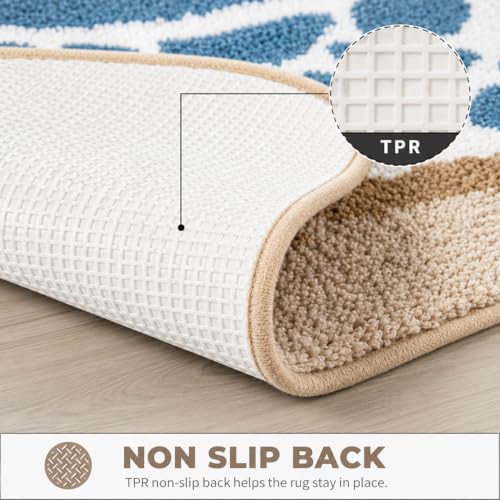 Image of Roseate Starfish Super Soft Anti Skid (40x60 cm) Super Absorbent Mats Microfibre 2000 GSM Mat for Bathroom /Bedroom /Kitchen /Door Mat /Floor Mat (Pack of 1)