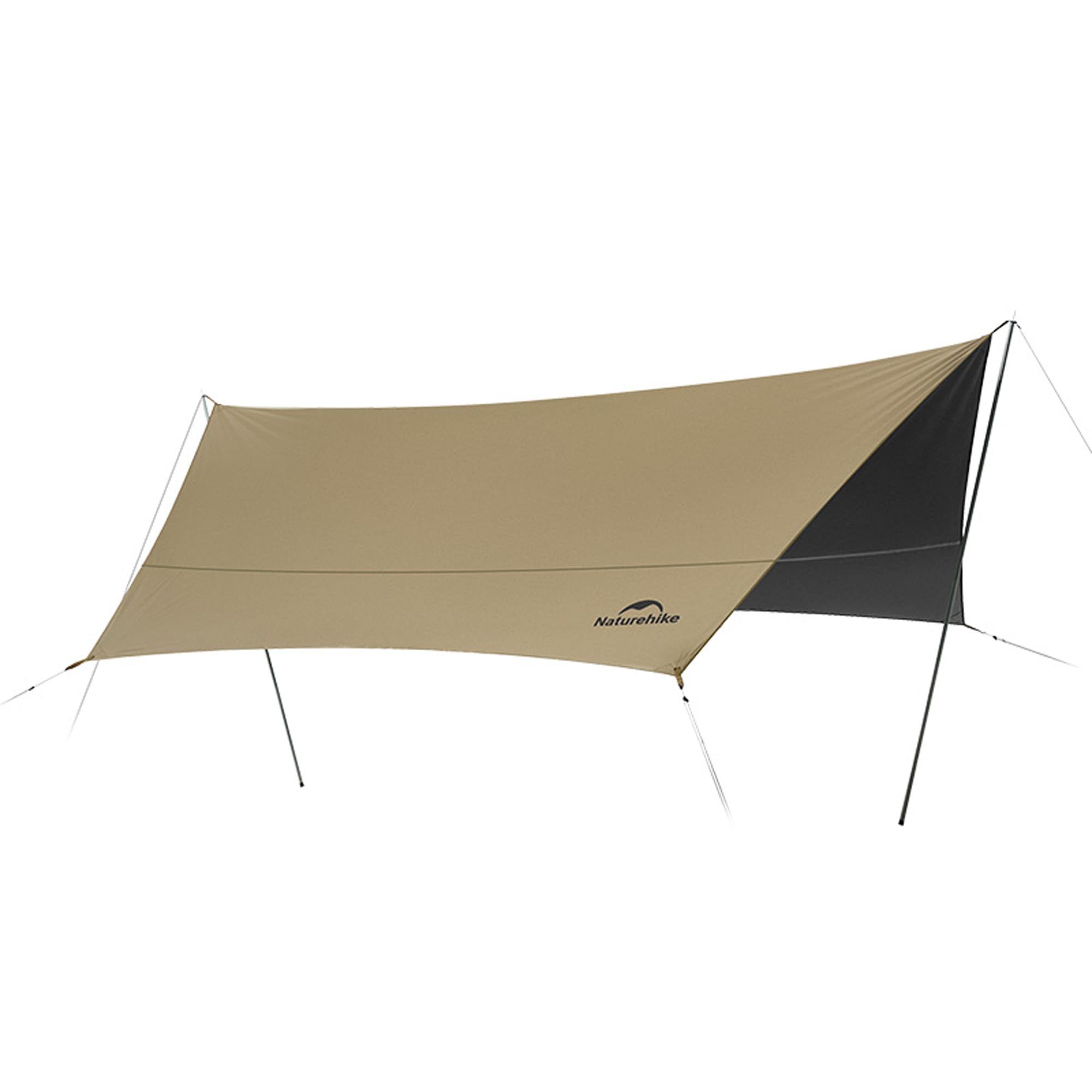 Naturehike Cloud Skies Camping Tent Tarp with Poles — image 1