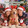 BBeary Christmas Dog Toys Set - 3 Pack Durable Squeaky Dog Toys for Small, Medium & Large Dogs, Soft Plush Santa, Reindeer & Snowman Gift for Pets #5