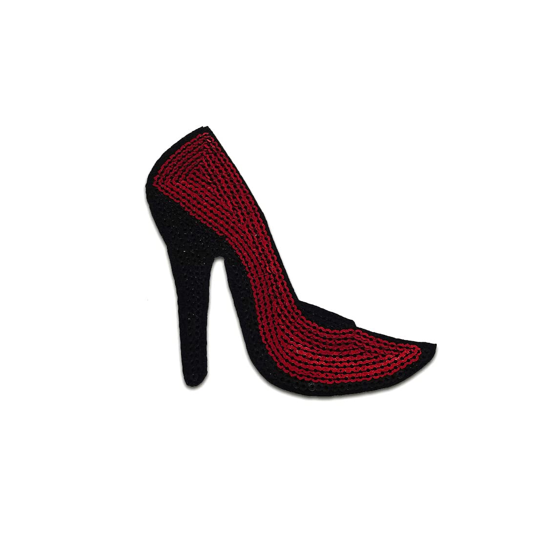Toppe termoadesive - scarpe da donna con paillettes - 10,6 x 8,5cm