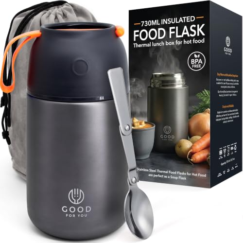 GOOD FOR YOU - Thermal Food Flask for hot Food, Soup containers...