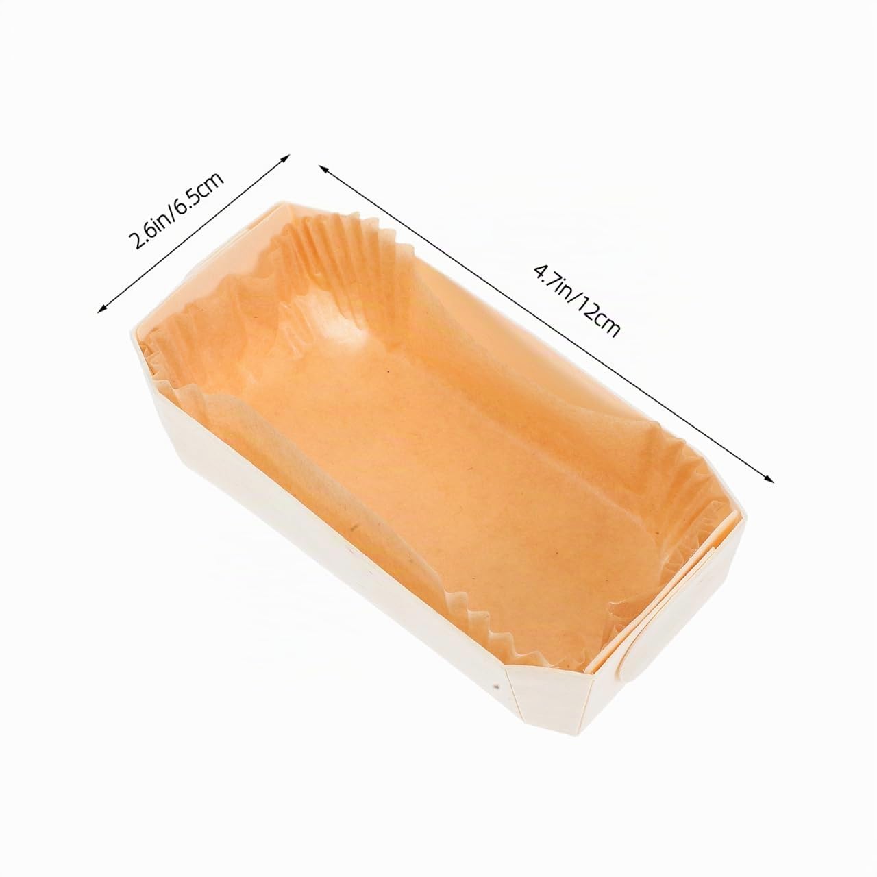 UPKOCH Juego de 10 moldes para hornear con papel de madera, antiadherente, forma rectangular con inserto para microondas, 187A2RJ6EZAV15283C7YW