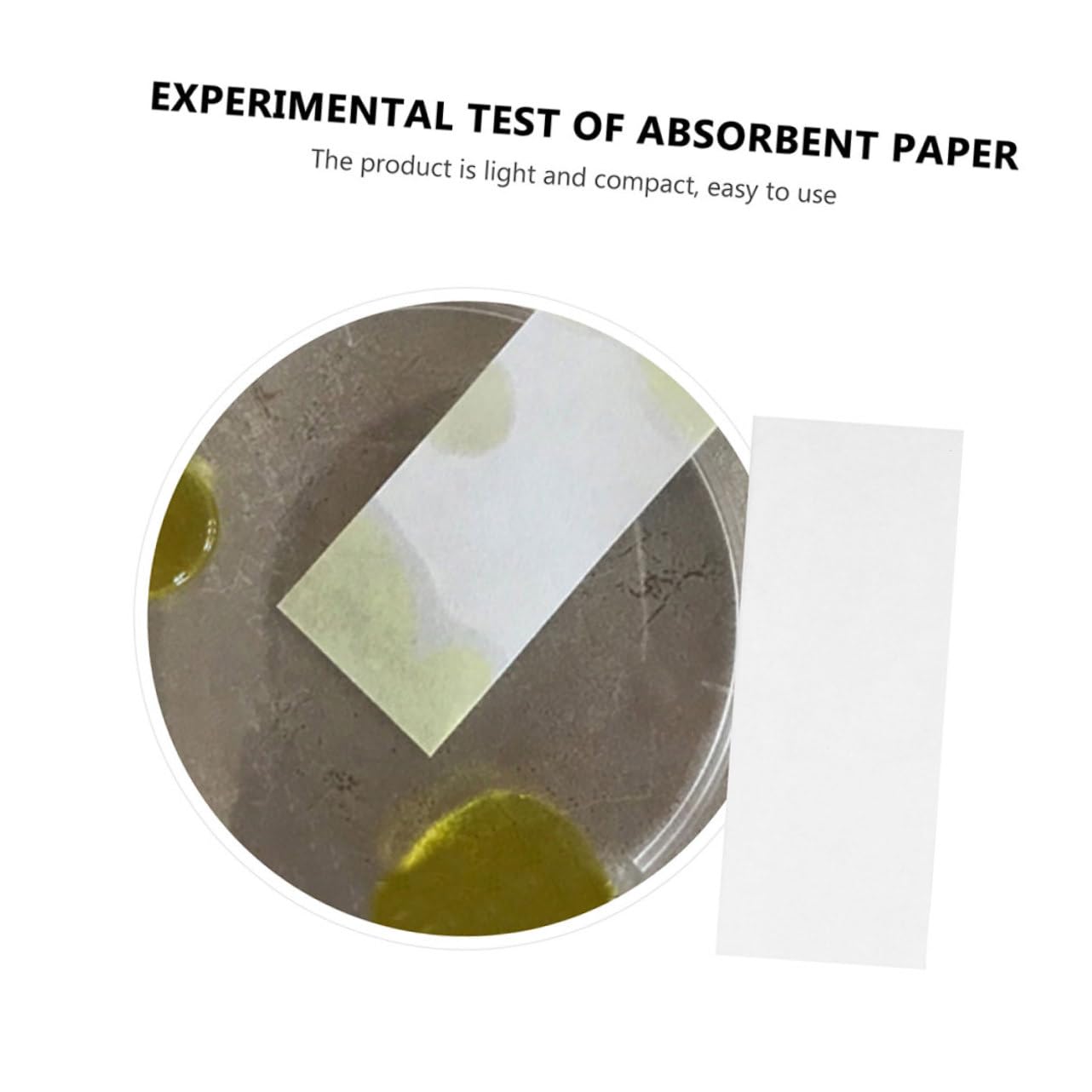 iplusmile 5000 Pezzi Esperimento con carta assorbente carta assorbente da laboratorio carta assorbente per esperimenti carta per la pulizia del laboratorio strisce di carta di prova bianca