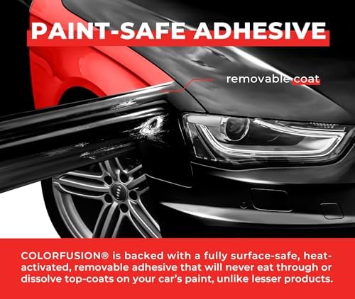 ColorFusion PPF by VViViD, Gloss Piano Black Dry Apply PPF Vinyl Car Wrap Roll 1ft x 5ft - 5