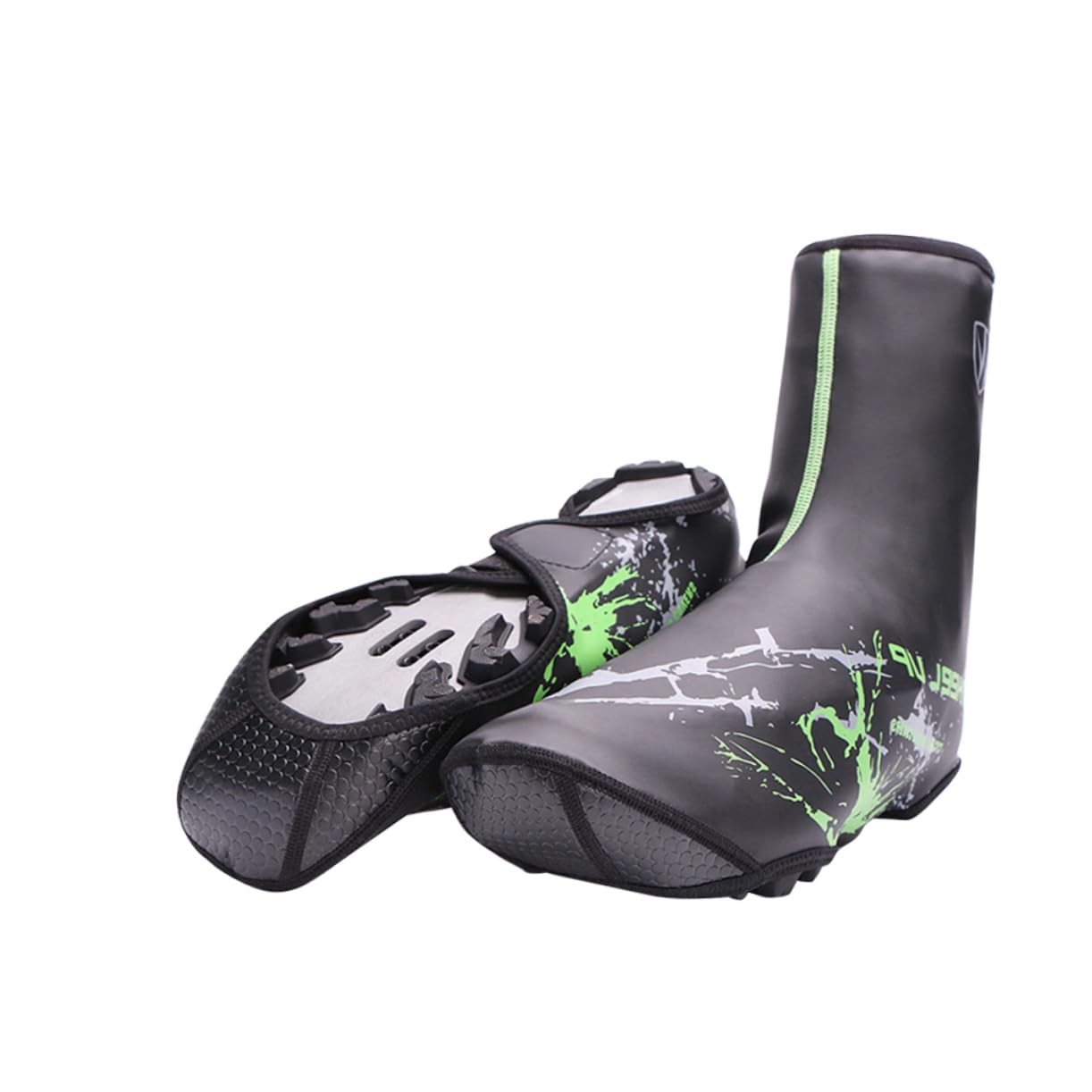 KOMBIUDA Overshoes for Cycling Bike Shoes Cover Waterproof Windproof Warm Ideal for Outdoor Sports Compact Easy to Store