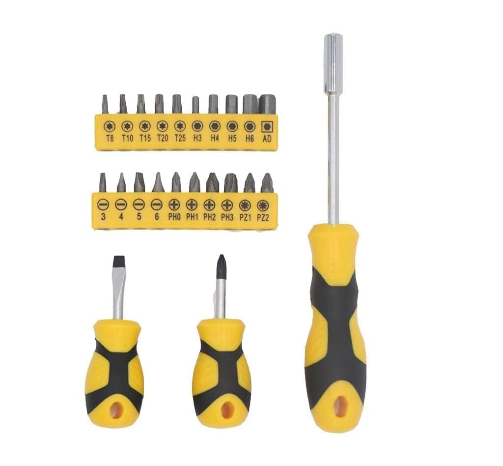 See full amazon price history chart for Clapone 23 Pcs Ratchet Screwdriver Set with Ratcheting Screwdriver, Magnetic Holder & Multi Bits for Home, Shop, Vehicle Repair Kit (Set of 23) Clapone 23 Pcs Ratchet Screwdriver Set with Ratcheting Screwdriver, Magnetic Holder & Multi Bits for Home, Shop, Vehicle Repair Kit (Set of 23) (B0BZJG9RHW) Amazon Price History, Amazon Price Tracker