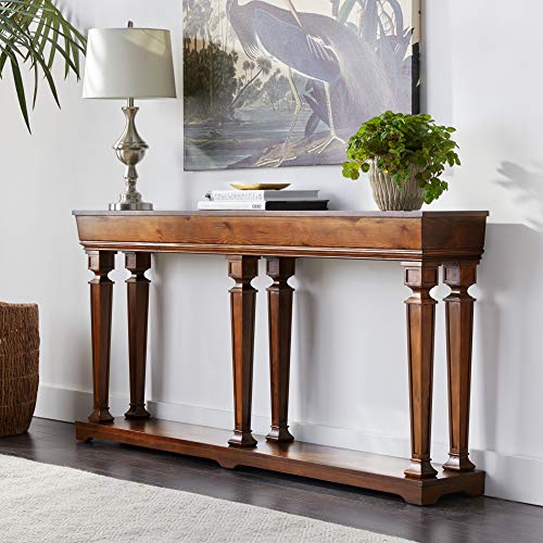 Acme Garrison Console Table - - Oak #TOP1