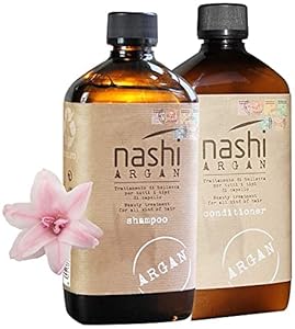 NASHI ARGAN SHAMPOO AND CONDITIONER 500ML