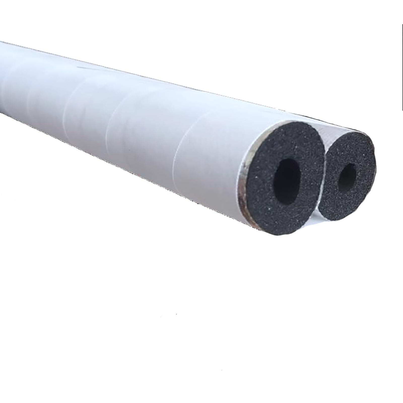 Pipe Insulation, pipe Sleeve Insulation Cotton, Self-adhesive pipe Wrapped foam pipe, Suitable for Air Conditioner Outdoor pipe, solar Water Heater Pipe(10 * 16mm/0.4 * 0.6in)