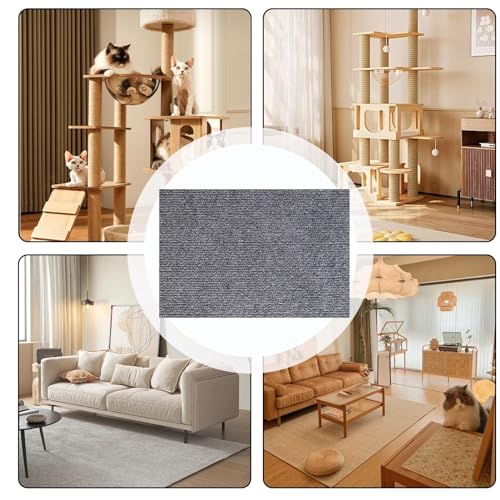 Tapis griffoir pour chat avec remplacement facile pour arbre à chat - 5