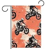 Dimensions du drapeau de jardin : S : 30 x 45 cm ; grand : 71 x 101 cm. Seulement 1 drapeau, support de drapeau ou support n'est pas inclus.