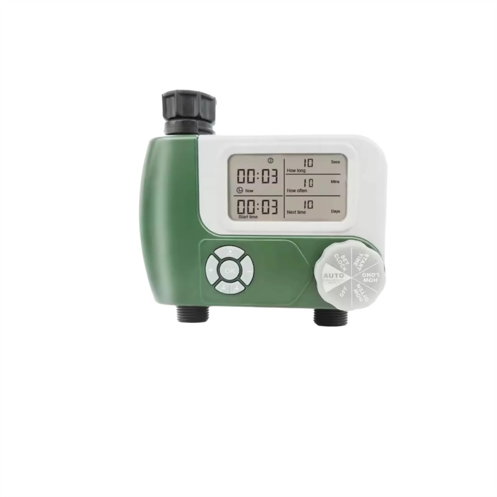Podwójny wylot wody Timer nawadniania dla małego ogrodu Automatycznie sterowany timer nawadniania Timer nawadniania