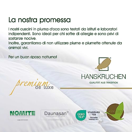 Premium de Luxe 975.22.001 Cuscino 40x80 cm, 550 g...