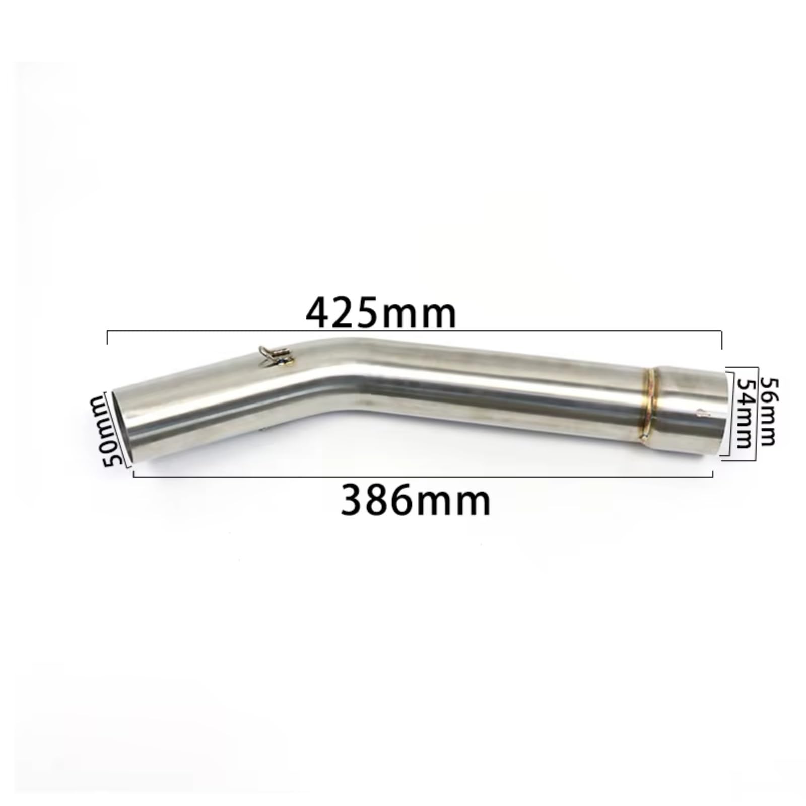 Motorrad Slip-On Auspuff Kompatibel Mit Yamaha Für YZF-R6 1998–2005 Motorradauspuff Für Escape Modified Middle Link Pipe Anschluss Von 51 Mm Moto Schalldämpferrohr