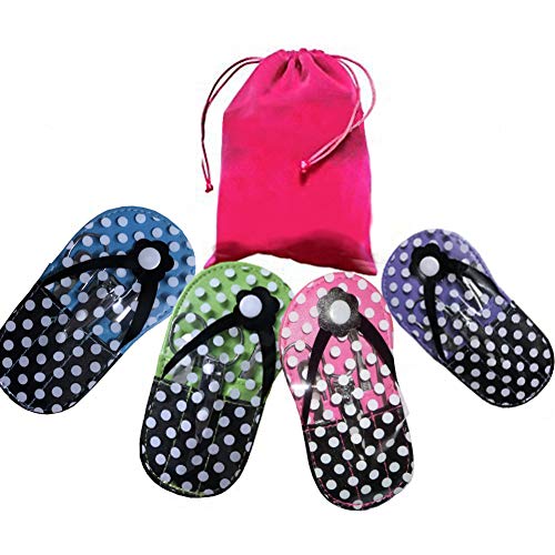 Polka Dot Flip Flop Design Manicure Kit Shape Manicure (Set pack of 4)