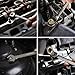 WORKPRO 8-piece Flex-Head Ratcheting Combination Wrench Set, SAE 5/16-3/4 in, 72-Teeth, CR-V Constructed, Nickel Plating with Organizer Bag