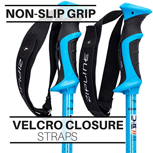 image for Zipline Ski Ski Poles Graphite Carbon Composite - Zipline Blurr 16.0 -