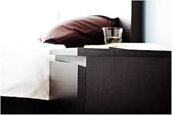 Amazon｜IKEA MALM - Chest of 2 drawers, black-brown - 40x55 cm