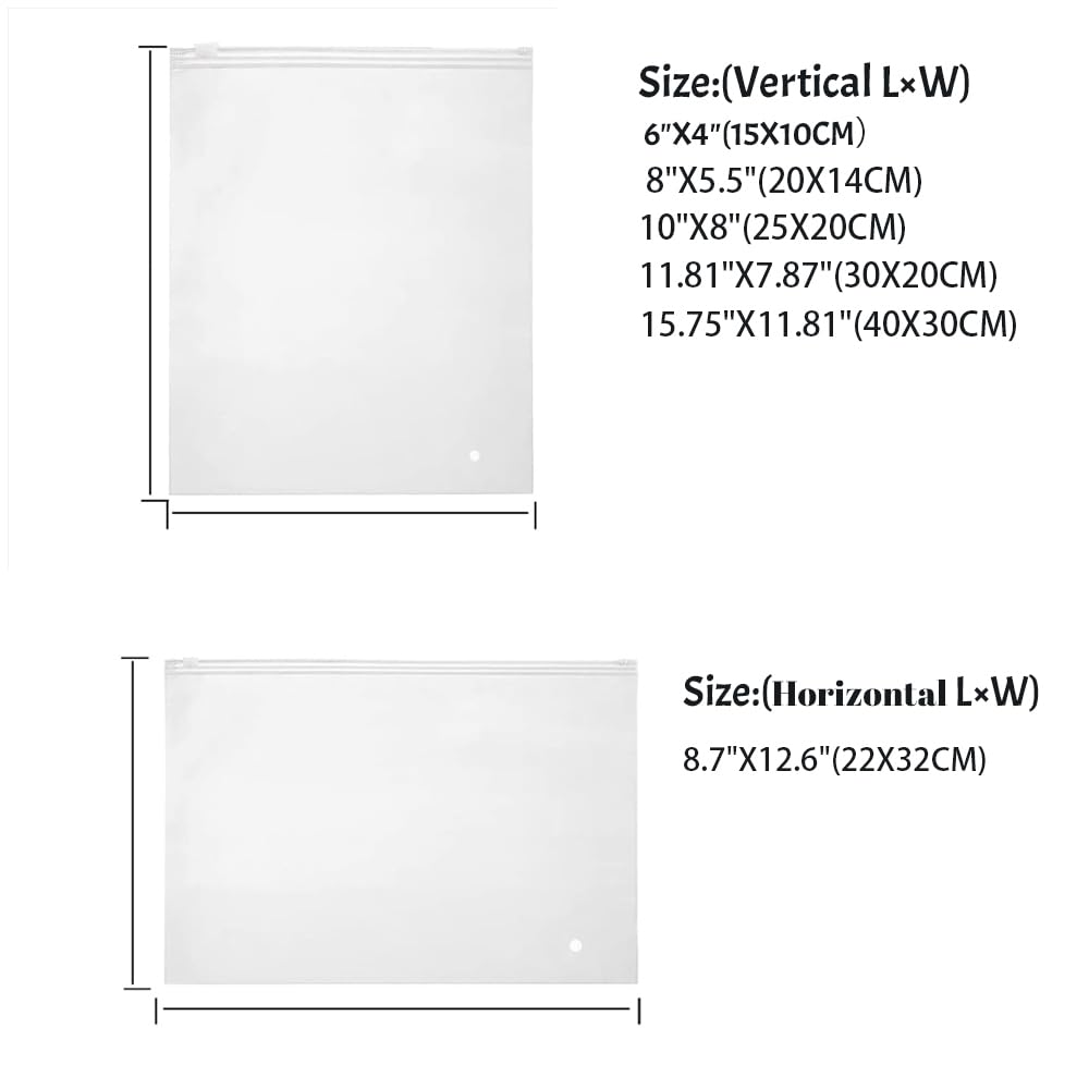 トップス pc agkitty bag Pellicule Amazon.com: Ellbest 300pcs 2.36” x 3.94” White Clear Bag