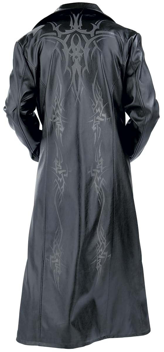 Uomo Cappotto in similpelle nero Non Specificato