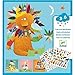 Produktbild Djeco Kreativ Set Sticker Create animals mit 4 Vorlagen tierischen Aufklebern