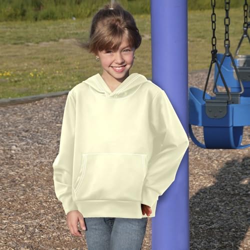 Cream Girls' Fashion Hoodies, Kids Sweatshirts Boys, Girls Sweatshirts, Sweatshirts for Toddler Girls Size 4T4