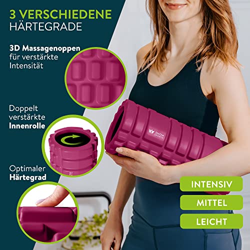Pilates-Rolle ZenOne Sports Faszienrolle und Massagerolle im Vergleich