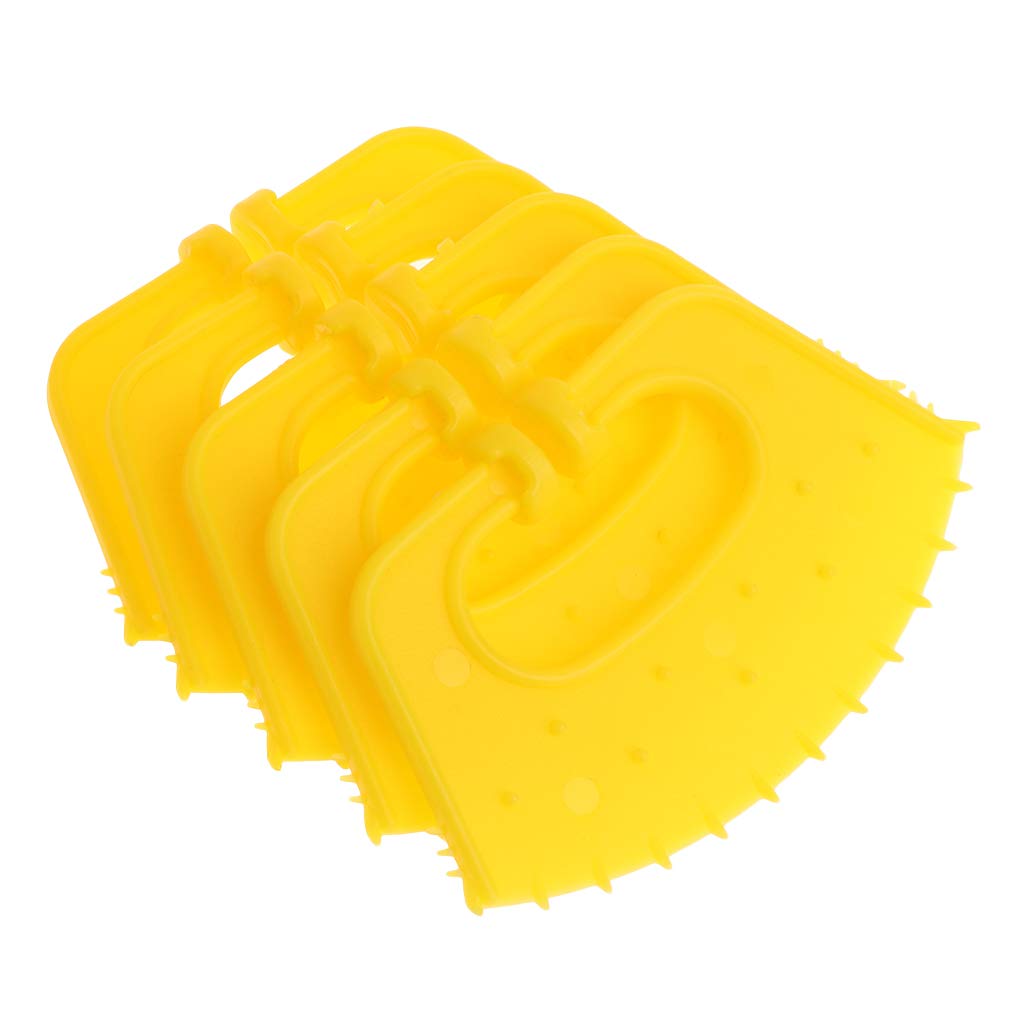 NEWFT 5Pcs Calf Weaner Calf Nose Clip Cow Nose Thorn Farm Animals Weaning Tools Thick Weaner Cattle Nose Rings