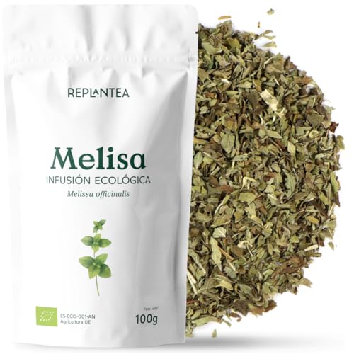 MELISA INFUSIÓN ECOLÓGICA 100g (50 Tazas) | Infusión de Melisa a Granel Pura y Limpia REPLANTEA
