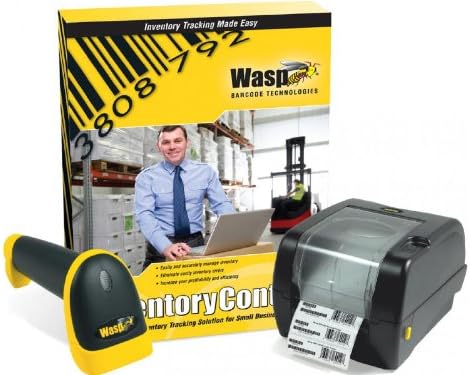 Wasp Inventory Control Standard Software with WWS550i Handheld Barcode Scanner and WPL305 Barcode Printer