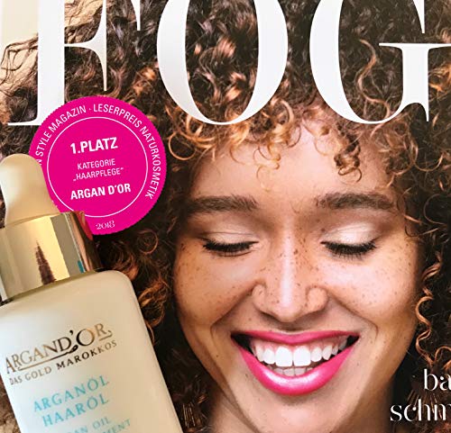 ARGAND'OR Biologische arganolie, haarolie voor droog haar, 50 ml, versterkt het haar en werkt gespleten haarpunten tegen voor elasticiteit, soepelheid en natuurlijke glans, veganistisch - Image 5